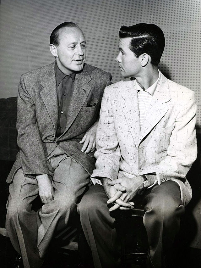 Jack Benny and Johnny Carson